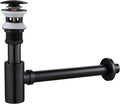 Bottle P Trap Brass Round 1 1/4 in Decorative P-Trap - Oiled Bronze