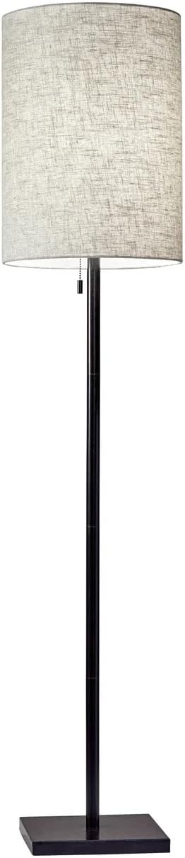Liam Floor Lamp by Adesso - Elegant Dark Bronze Design