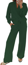 EVALESS Two Piece Lounge Set for Women - Comfortable Fall Sweatset