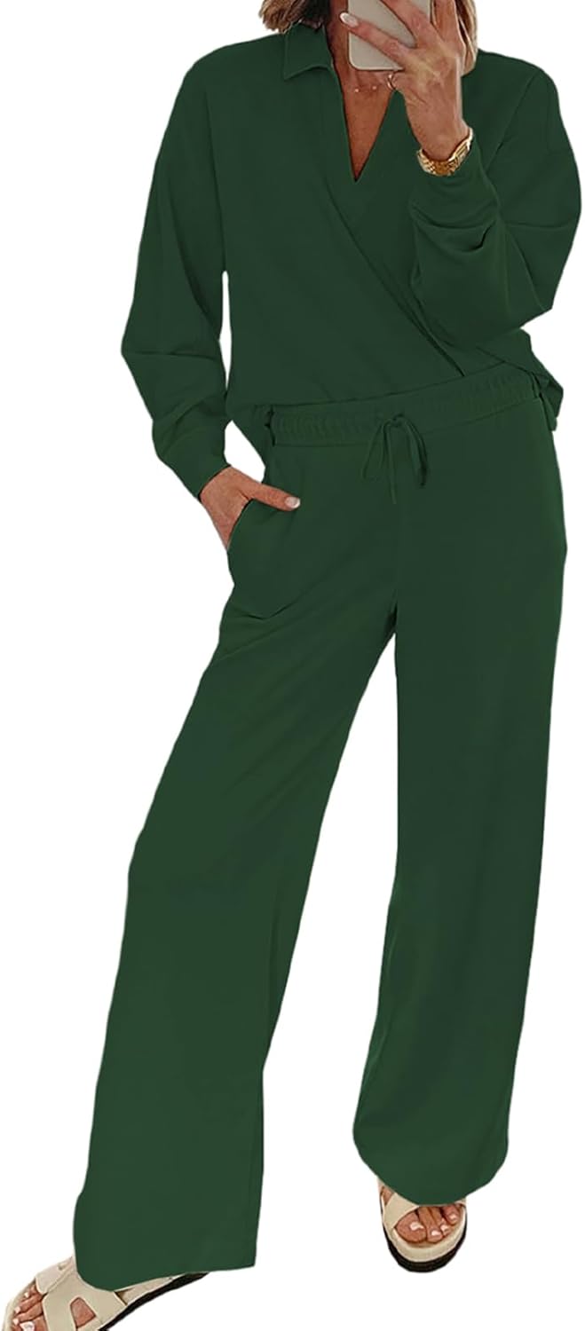 EVALESS Two Piece Sets for Women: Stylish Lounge Wear