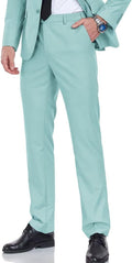 Slim Fit Men's Dress Pants in Black and Navy - Tailored Formal Slacks