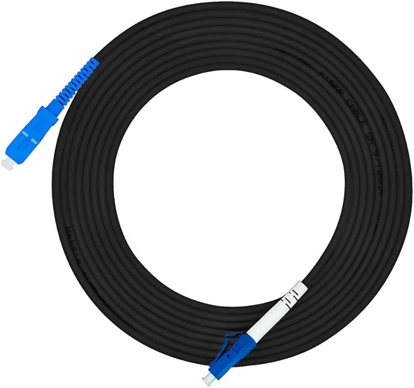 100M LC to SC Outdoor Armored Simplex SM Fiber Optic Cable