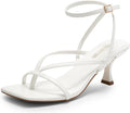 DREAM PAIRS Women's Strappy Kitten Heel Sandals - Comfortable Style 2