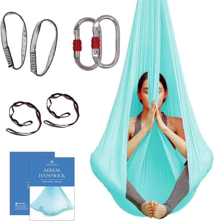 Aerial Silk Yoga Hammock & Swing for Home Inversion Exercises