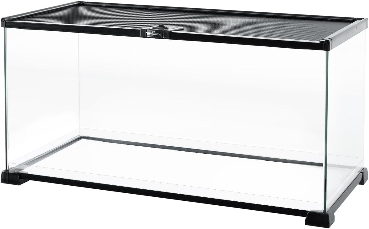 REPTI ZOO 15 Gallon Reptile Tank for Gecko and Hognose Snake