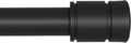 Adjustable Heavy Duty Black Curtain Rod 48-84 - ENJOYBASICS