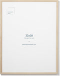 Opposite Wall 22x28 Natural Solid Oak Picture Frame - Lightweight