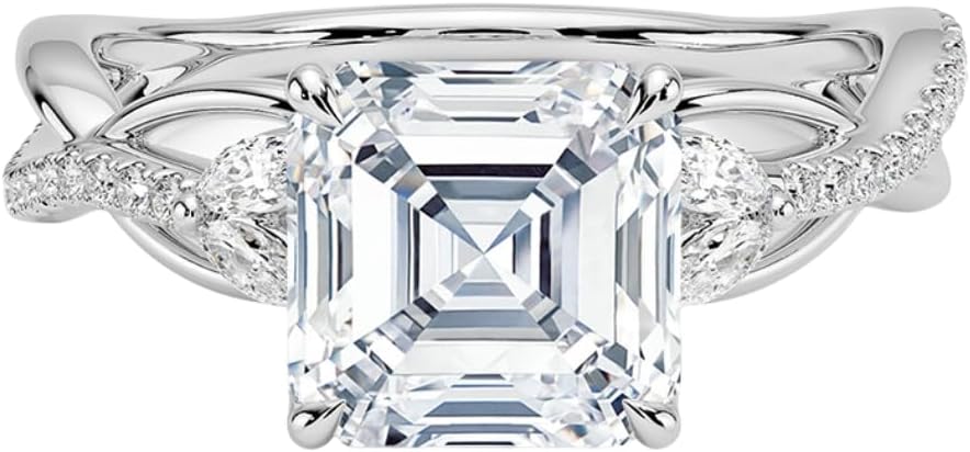 1-3 CT Moissanite Engagement Ring for Timeless Love