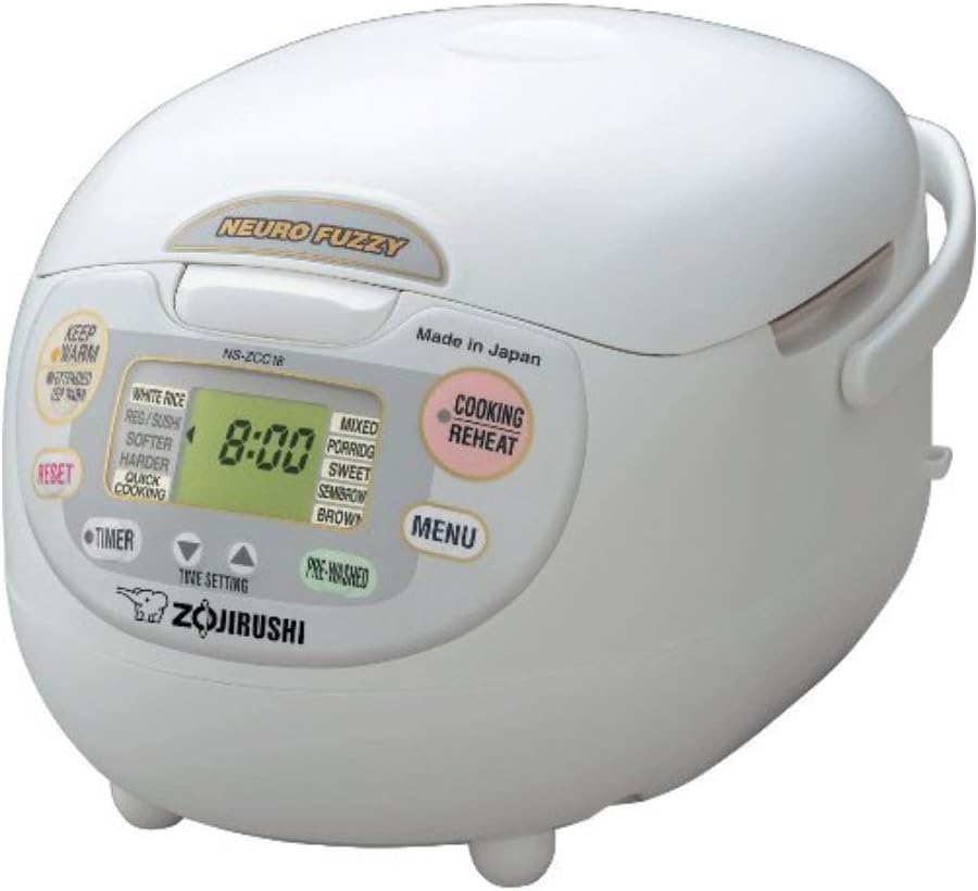 Zojirushi Neuro Fuzzy 10-Cup Rice Cooker for Perfect Rice