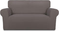 PureFit Super Stretch Sofa Slipcover Loveseat Taupe - Form Fit
