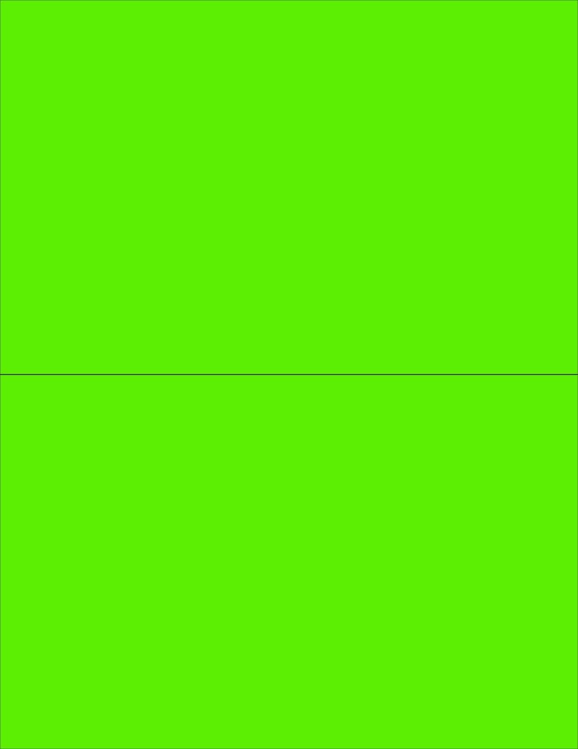 Neon Green Fluorescent Labels: Brighten Your Workday!