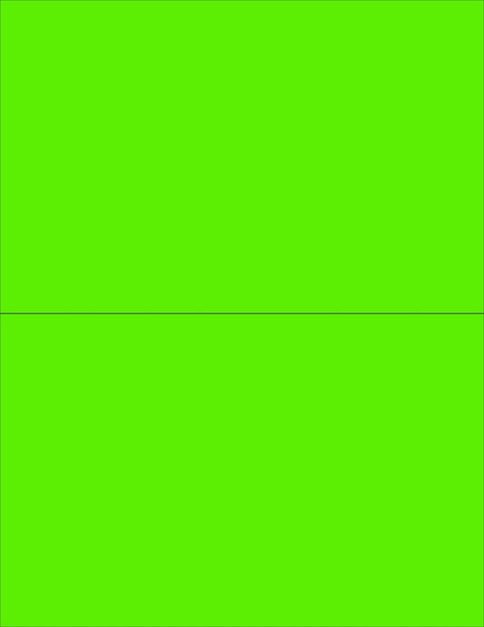 Neon Green Fluorescent Labels: Brighten Your Workday!