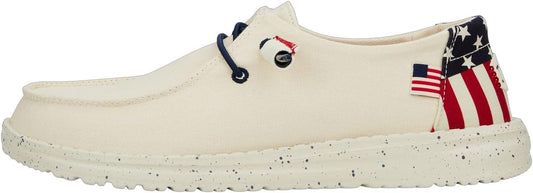 Hey Dude Wendy Americana Splatter Womens Slip-on Loafers Review