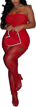 Kafiloe Sexy 3 Piece Outfits for Women Clubwear Lace Set