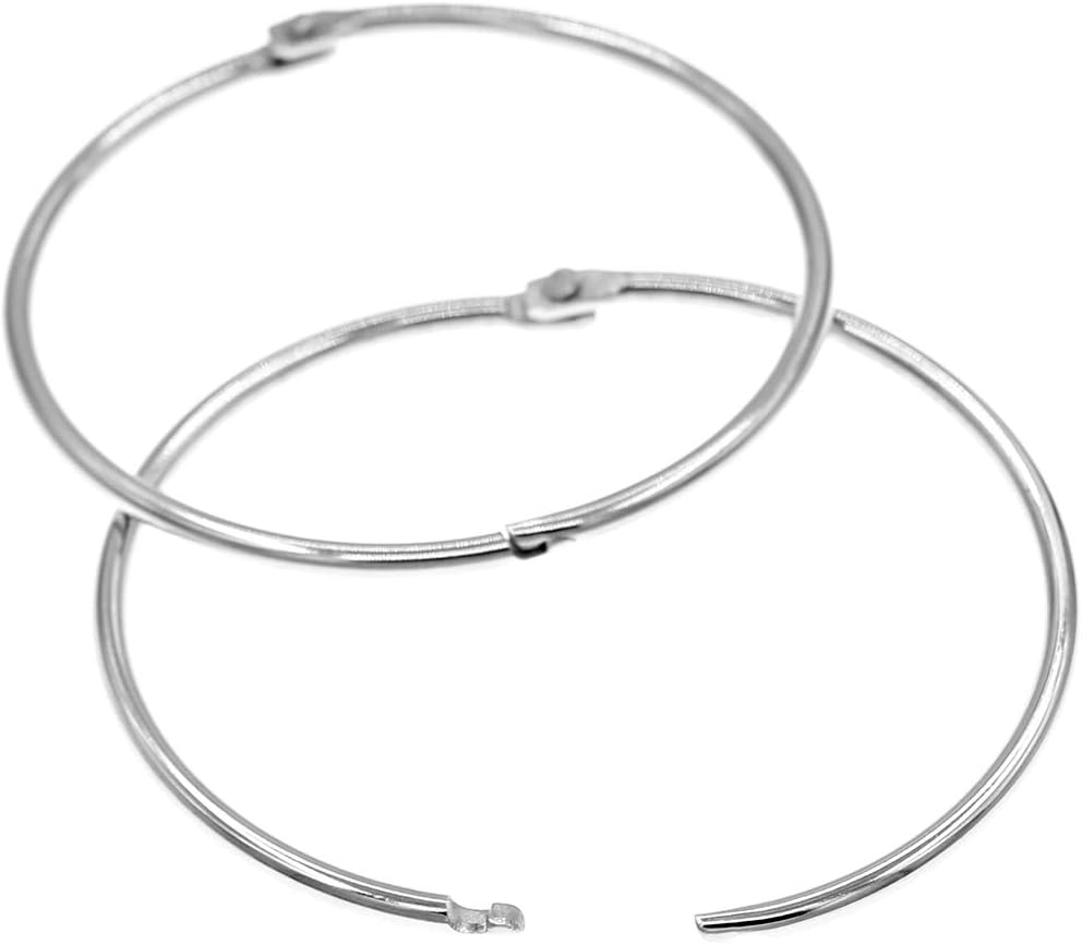 Easy Open Metal Book Rings 20 Pack