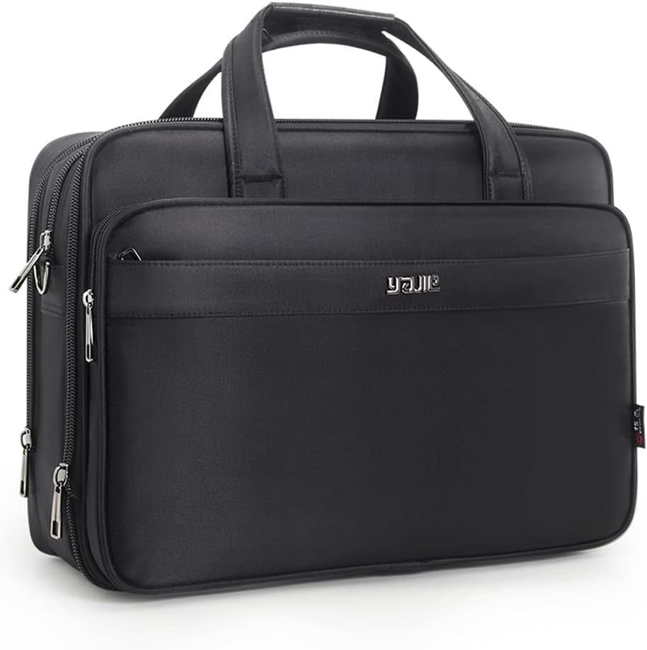 Large Briefcases For Men Canvas Tote Bag Laptop Case Work Bag