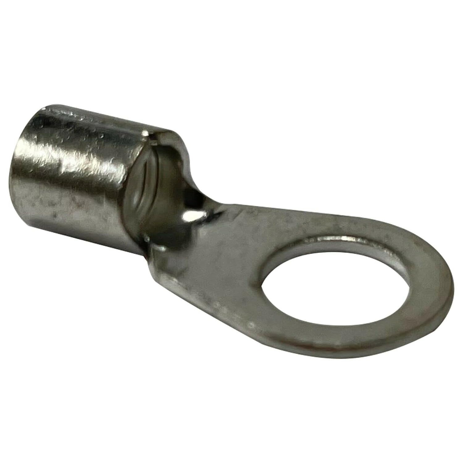 Non-Insulated 6 AWG Ring Connector - 100 Pcs for Strong Crimps
