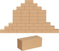 10x4x4 in Shipping Boxes 40 Pack - Lightweight, Easy Assembly