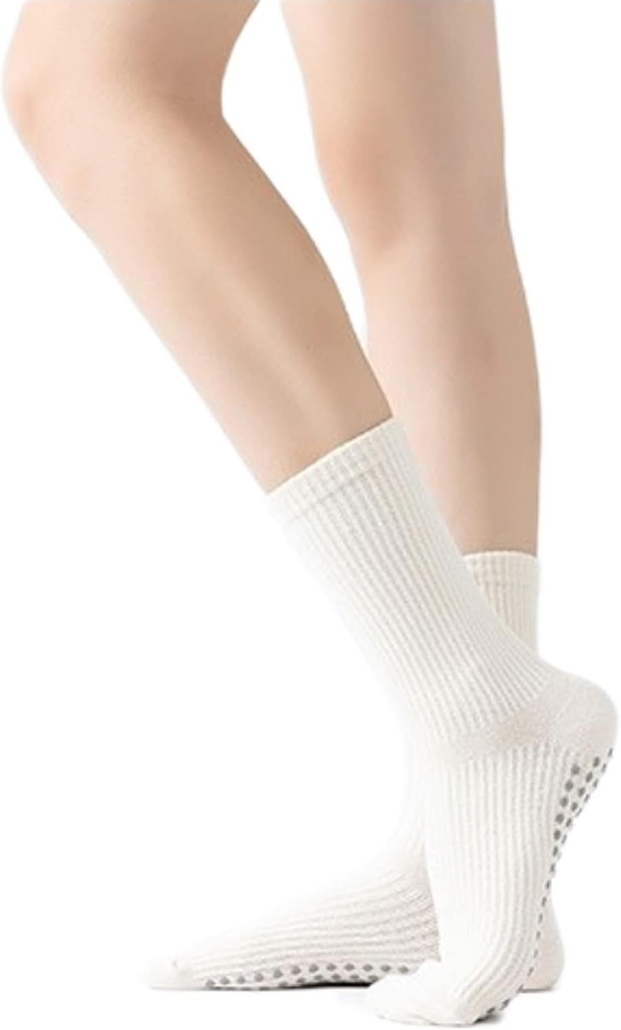 Non Slip Yoga Pilates Socks: Verdant Grip Comfort