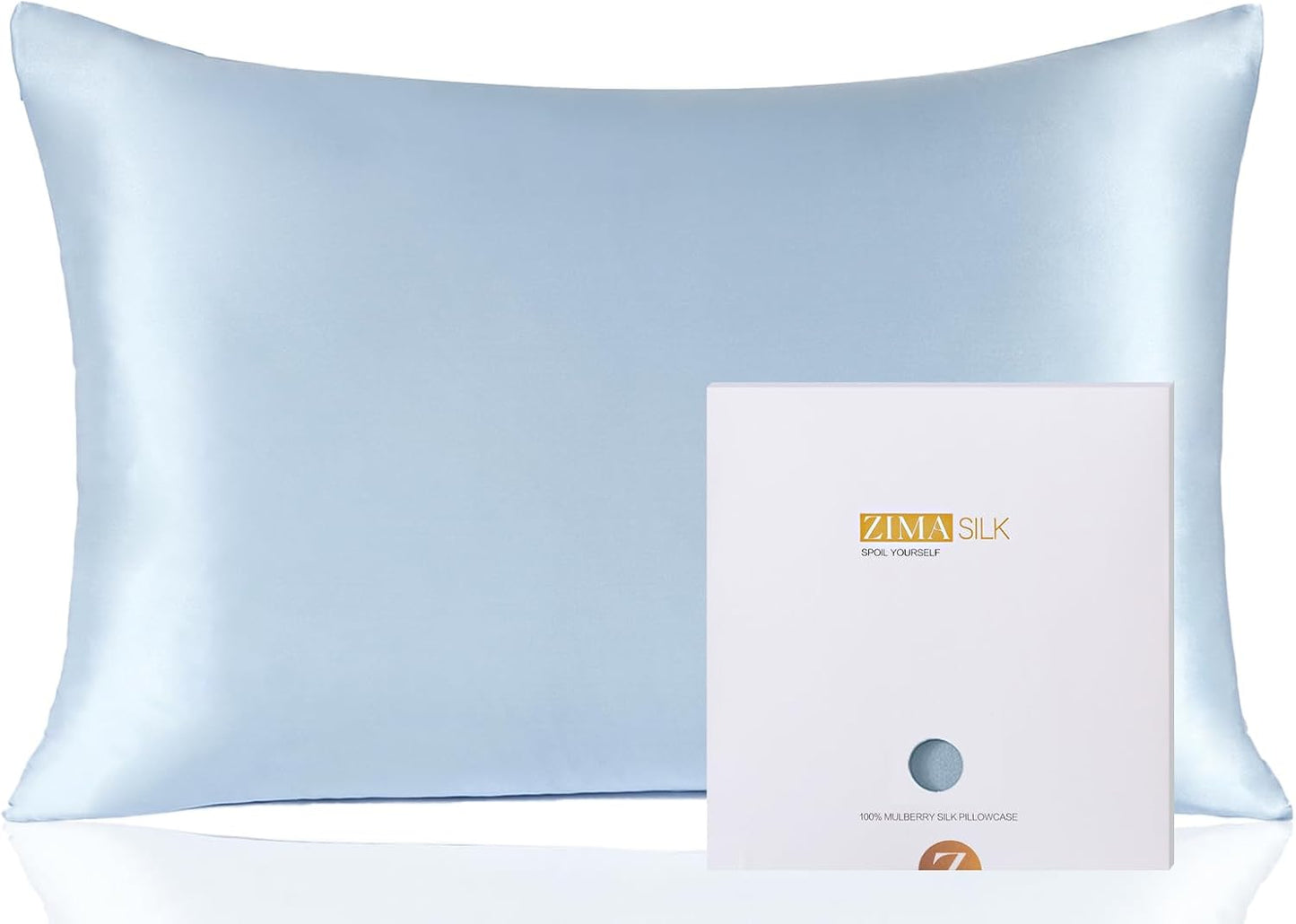 ZIMASILK 100% Pure Mulberry Silk Pillowcase for Hair Health