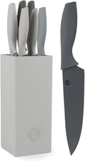 MasterChef Knife Block Set of 6 - Extra Sharp Stainless Steel