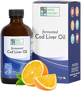 Fermented Cod Liver Oil - Orange Flavor for Family Health