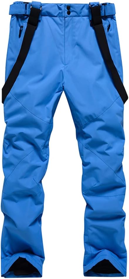 YEEFINE Men's Waterproof Snow Ski Pants for Winter Sports