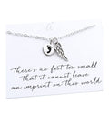 Child Memorial Jewelry Mother's Remembrance Necklace - Sterling Silver