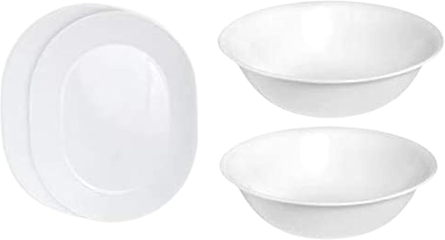 Corelle 12-1/4-Inch Serving Platter and Bowl Set for Entertaining