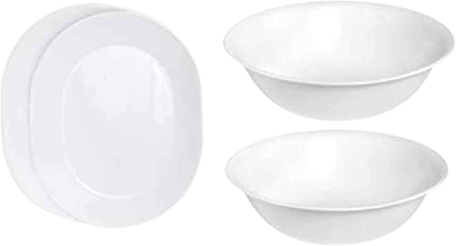 Corelle 12-1/4-Inch Serving Platter and Bowl Set for Entertaining