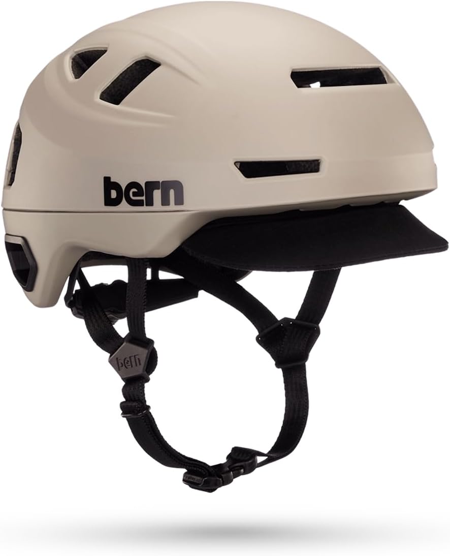 Bern Hudson Commuter Bike Helmet with MIPS and LED Light