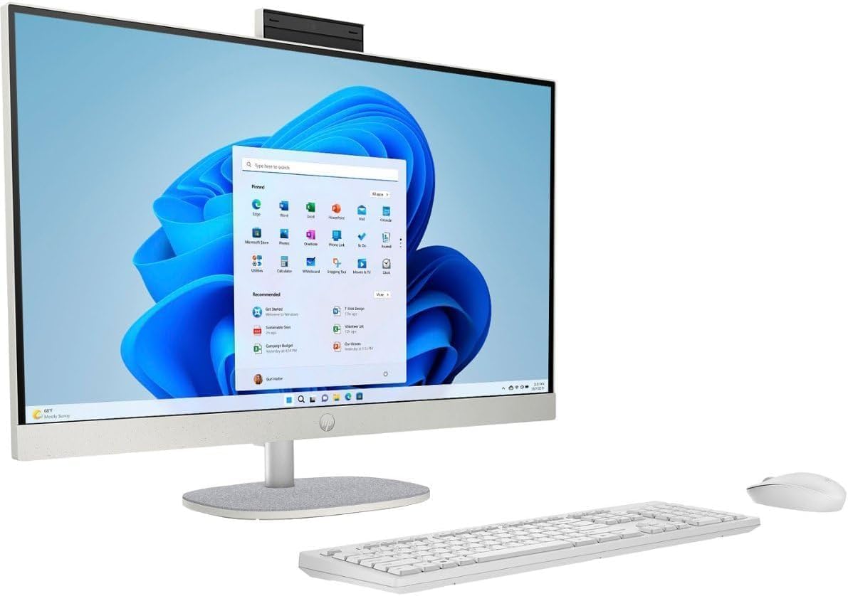 HP All in One Desktop Computer with 27 Inch Touchscreen Display
