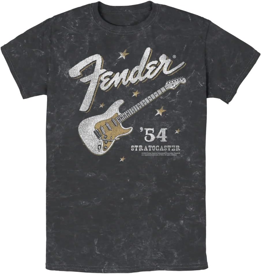 Official Fender Guitar Tee for Young Men