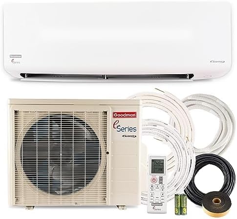 Energy-Efficient Goodman Mini Split 18,000 BTU with Heat Pump
