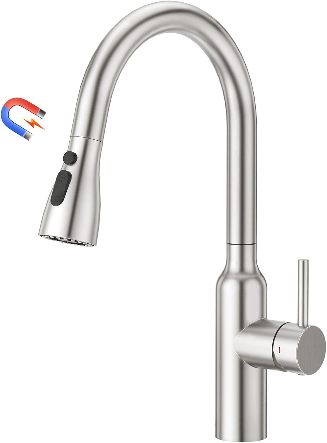 Pull Down Kitchen Faucet with Sprayer for Easy Cleaning