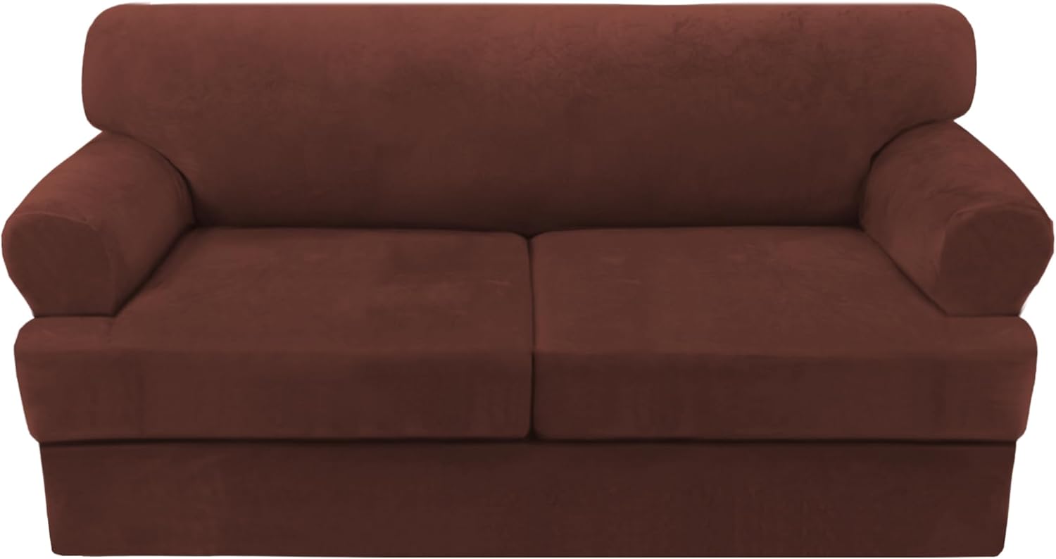 H.VERSAILTEX Sofa Cover 3 Piece T Cushion Loveseat Slipcovers