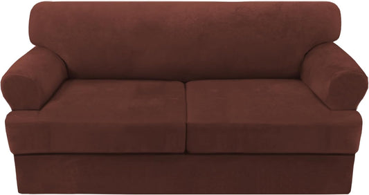 H.VERSAILTEX Sofa Cover 3 Piece T Cushion Loveseat Slipcovers