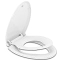 Hibbent Potty Training Toilet Seat with Magnetic Child Cover - Quiet