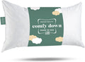 ComfyDown Decorative Throw Pillow Insert 14 x 20 - Firm, Fluffy