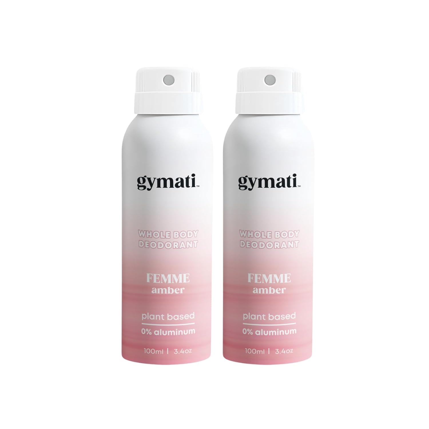 Gymati Fitness Deodorant Spray for Women - Aluminum-Free 2ft