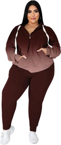 Plus Size Two Piece Outfits Sweatsuits - Comfortable Everyday Set
