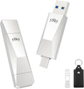 ySky 512G USB 3.2 SSD Solid State Flash Drive 2in1 - Fast USB C Thumb