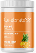 Celebrate Vitamins Iron Supplement 60mg Chewables - Bariatric Support