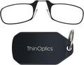 ThinOptics Keychain Case and Readers Rectangular Reading Glasses which