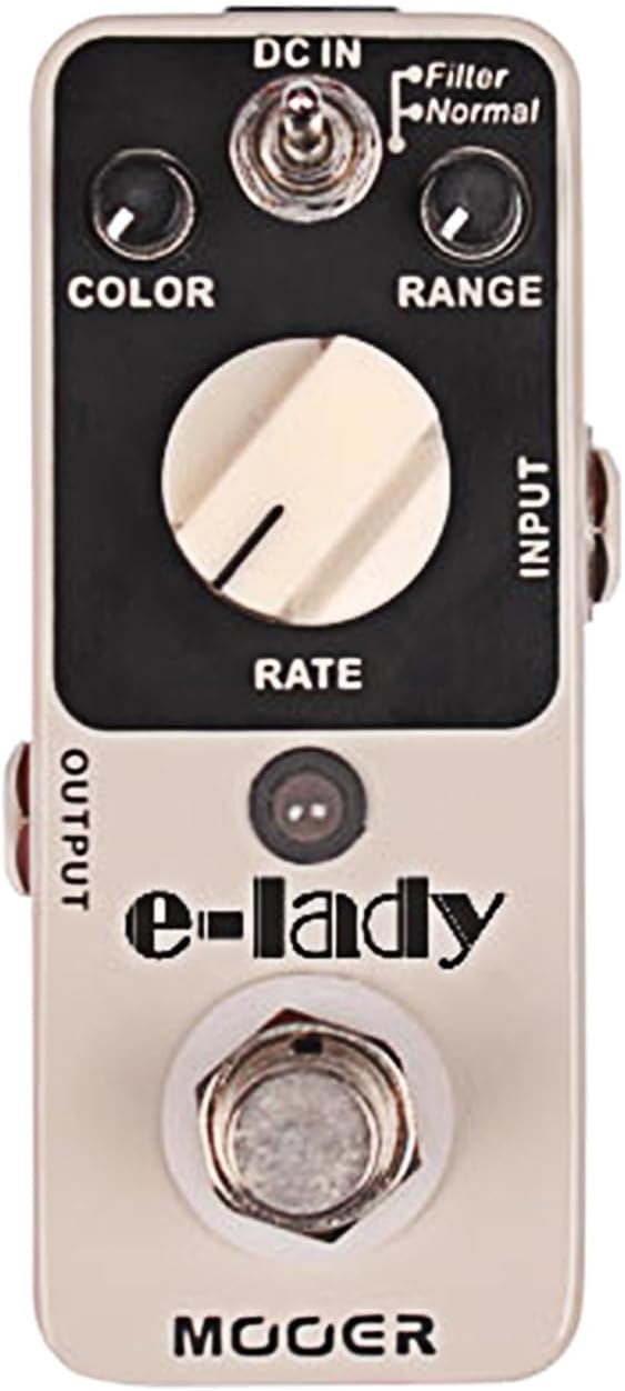 MOOER E-lady Analog Flanger Pedal with Filter and Oscillator Effects