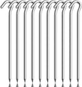 10Pcs Tiomues Aluminum Tent Stakes - Professional & Durable Pegs