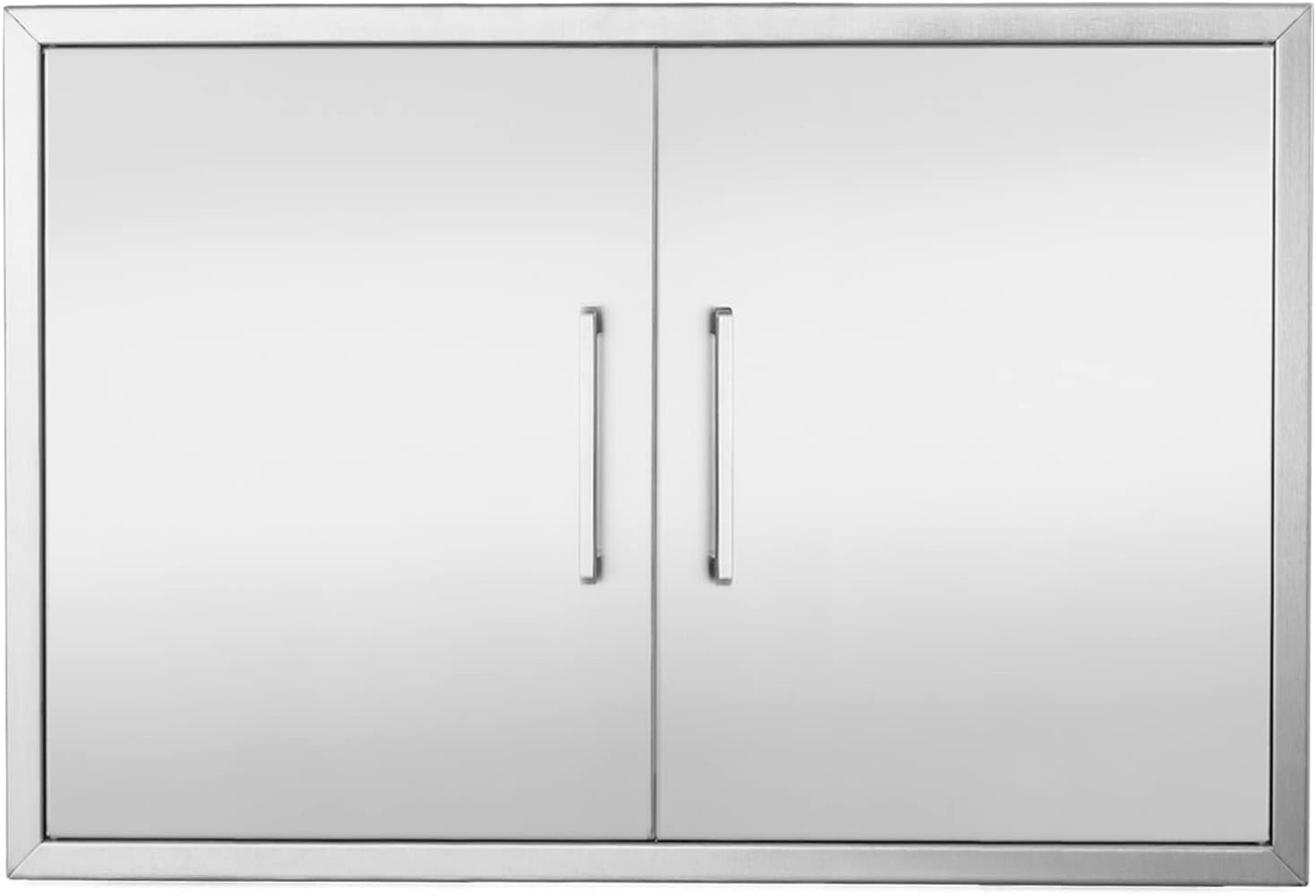 Outdoor Kitchen Doors Stainless Steel for BBQ Island Access