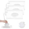 3 Pack Wet Wipes Dispenser Portable Wipe Case - Travel Ready