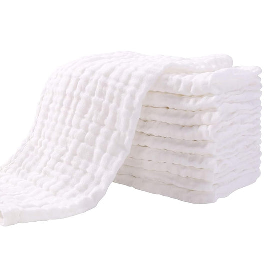 Yoofoss 10 Pack Baby Washcloths Ultra Soft