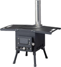 Vasitelan Portable Wood Stove - Extended Chimney for Hot Tent Cooking